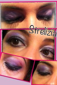 makeup “very purple” più curly hair!!!