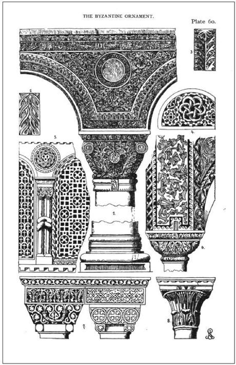 UN UTILISSIMO LIBRO CON TAVOLE ILLUSTRATE E DETTAGLI SUGLI STILI ORNAMENTALI STORICI PIU' IMPORTANTI