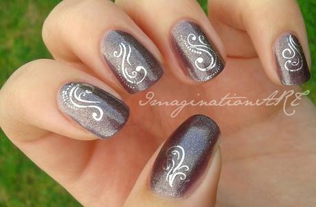 Catrice n°430 Purplelized swatches unghie smalto nail polish lacquer water decals