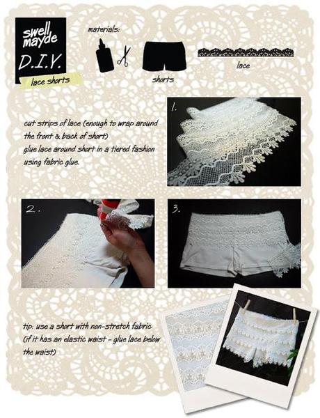 DIY #2 _ Lace shorts