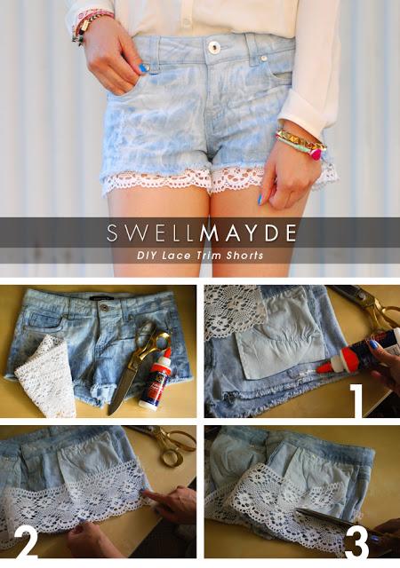 DIY #2 _ Lace shorts