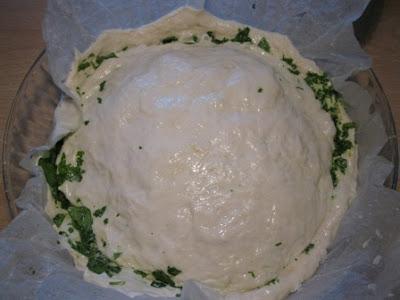 Focaccia alla rucola e gorgonzola