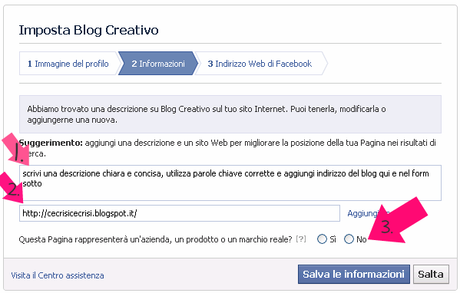 Come Aprire una Pagina Fans di Facebook per il Nostro Blog {Step by Step}