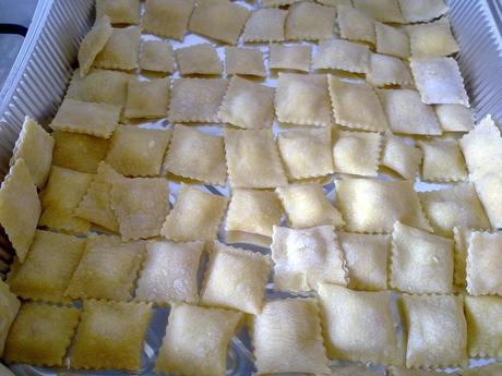 Ravioli di patate e speck