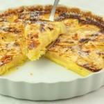 Ricetta di dolci, clafoutis con pere e mandorle