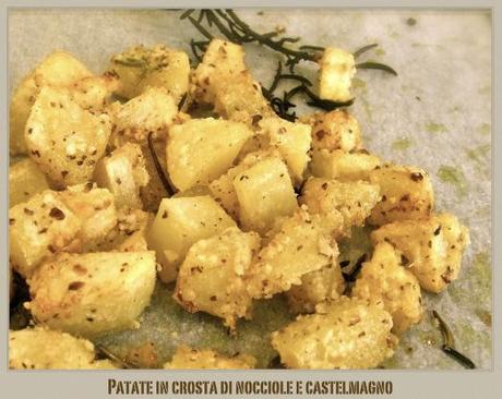 Patate in crosta di nocciole e Castelmagno