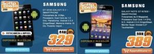 Galaxy S2,Note, Galaxy W e Note 10.1 in offerta da Saturn