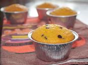 Muffin alla zucca mandorle gocce cioccolato