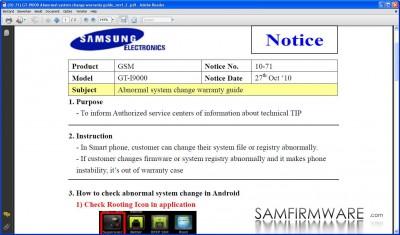 Samsung: “Hai il Root? Niente assistenza”