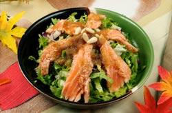 Salmon Aburi Salad