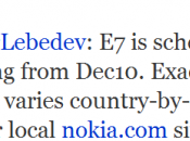 Nokia arriva Dicembre