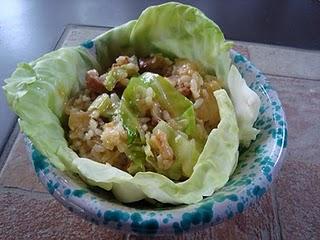 Risotto con verza e salsiccia