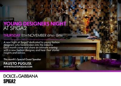 Young Designers Night at Spiga2 present Fausto Puglisi
