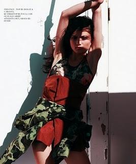 Rachel Rutt in Dolce & Gabbana su Remix Magazine