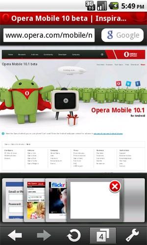 opera mobile 10 1 android Download Opera Mobile 10.1 Beta per Android