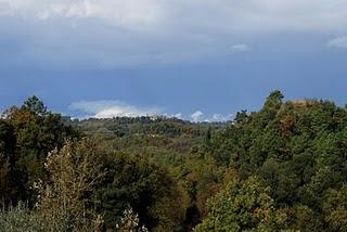 in Campagna, il temporale