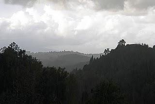 in Campagna, il temporale