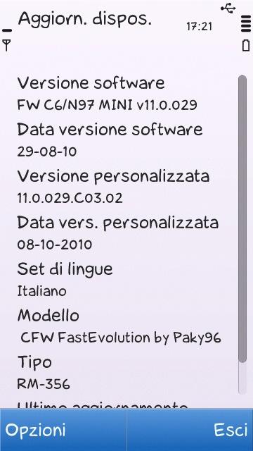 FastEvolution C6/n97 MINI by Paky96 [FW C6 v11 PORTING ON...