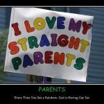 straightparents Lo stigma di cortesia di mamma e papà