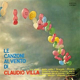 CLAUDIO VILLA - LE CANZONI AL VENTO DI CLAUDIO VILLA (1963)