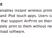 AirPrint Apple Steve Jobs risponde smentisce
