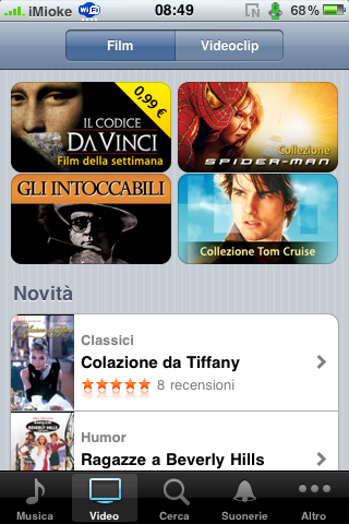 iTunes Movies Store attivo ed Apple TV 2G in arrivo