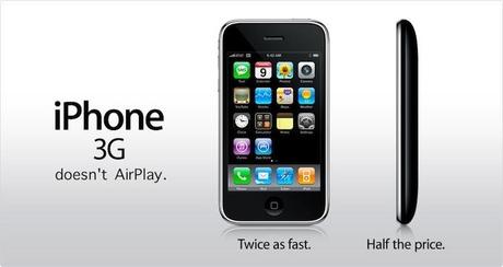 Niente AirPlay per iPhone 3G