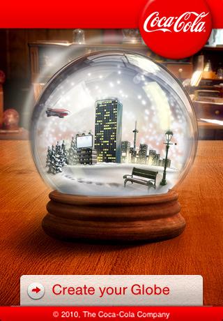 AppStore - CocaCola Christmas Snow Globes Freeware
