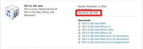 Rilasciata seconda versione di iOS 4.2 GM