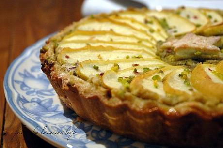 Crostata di fagioli del lago e pistacchi