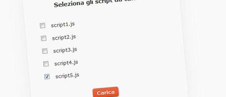 jQuery getScript: caricare gli script nel momento in cui servono