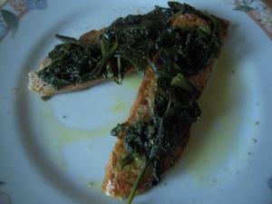 Fettunta con il cavolo nero, ovvero la bruschetta