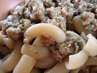 Pasta con pesto di melanzane