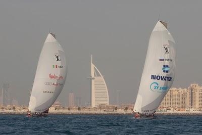 Louis Vuitton Trophy Dubai - Le avarie condizionano la regata di Mascalzone Latino contro Synergy