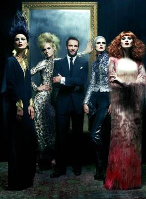 Tom Ford Returns for Vogue US December 2010 by Steven Meisel