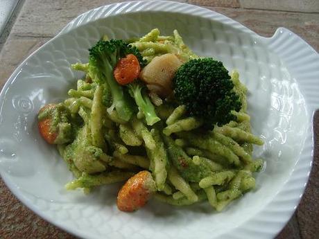 Trofie alla crema di broccoli e capesante