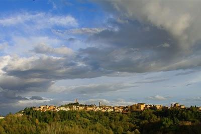 cielo d'autunno su San Miniato