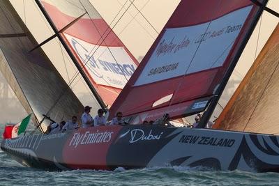 Primo importante punto per Mascalzone Latino Audi Team al Louis Vuitton Trophy Dubai