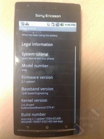 Sony Ericsson X12 (Anzu): queste le caratteristiche?