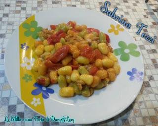 GNOCCHETTI TRICOLORE VONGOLE, PACHINO E PINOLI