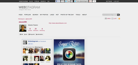 Webstagram: come usare Instagram via web