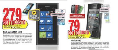 Nokia 500 e Lumia 900 sottocosto con Comet