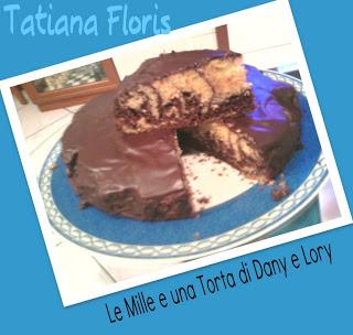 TORTA ZEBRATA CON GLASSA AL CACAO