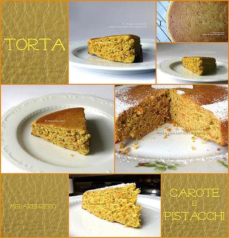 torta di carote e pistacchi