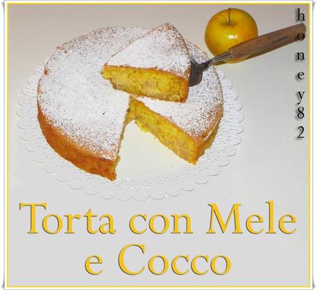 TORTA CON MELE E COCCO