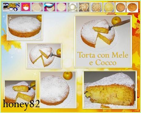 TORTA CON MELE E COCCO