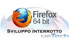 Sviluppo di Firefox a 64 bit stroncato sul nascere