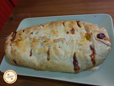 strudel di ragù con salsicce e fontina