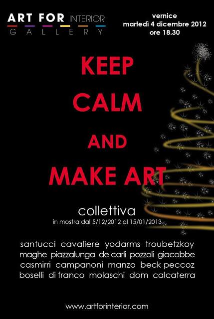 KEEP CALM and MAKE ART