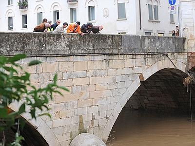 Vicenza: Tempesta e piena di San Martino. Massima allerta in città